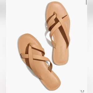 Madewell The Boardwalk Thong Sandals EUC